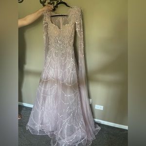 Ball gown dress designed and made in Dubai